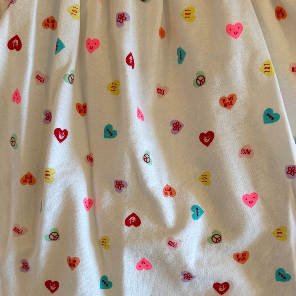 Cat & Jack Multicolor Heart Print Dress - Picture 4 of 11